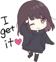 Video sticker 👍 Menhera-chan. SD ENG :: @line_stickers