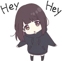 Sticker 😗 Menhera-chan. SD ENG :: @line_stickers