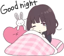 Sticker 😴 Menhera-chan. SD ENG :: @line_stickers