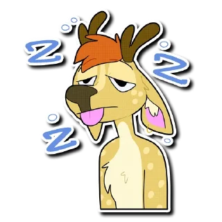 Sticker 😴 Ty