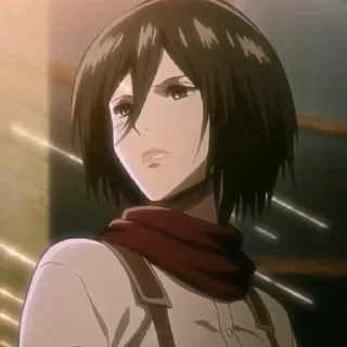 Video sticker 🤨 Mikasa Ackerman - @sereexena