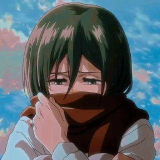 Video sticker 😞 Mikasa Ackerman - @sereexena