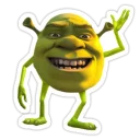 Sticker ✋️ SHREK @Stickerssuck