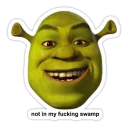 Sticker 🤠 SHREK @Stickerssuck