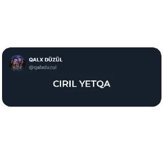 Sticker 😂 Qalx Düzül V1 | @qalxduzul