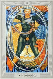 Sticker ♾ Thoth Tarot of Aleister Crowley (Таро Тота)