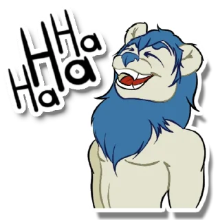 Sticker 😂 Raion the cute lion