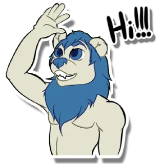 Sticker 👋 Raion the cute lion