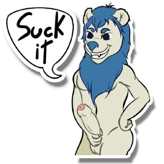 Sticker 🍆 Raion the cute lion