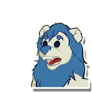 Sticker 😮 Raion the cute lion