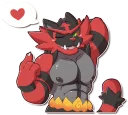 Video sticker 😘 Incineroar