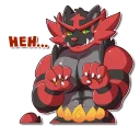 Sticker 😏 Incineroar