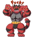 Sticker 😡 Incineroar