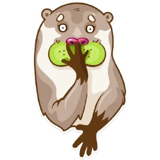 Sticker 🤢 Johan The Otter