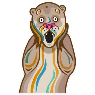 Sticker 😱 Johan The Otter