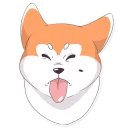 Sticker 😝 Akita