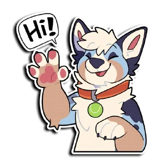 Sticker 👋 Blues! >:3