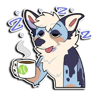 Video sticker ☕ Blues! >:3