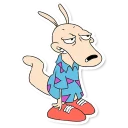 Sticker 😐 Rocko's modern life