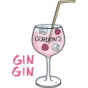 Sticker 🍸 Gordon's Pink