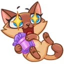 Sticker 🎁 Siamese Kitty