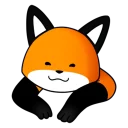 Sticker ☺️ Slightly low intelligence Fox, Rabbit and Raccoon