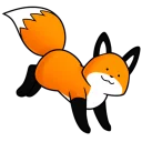 Video sticker 🙂 Slightly low intelligence Fox, Rabbit and Raccoon