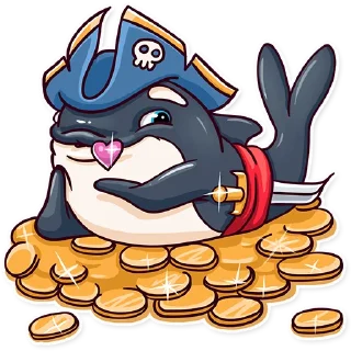 Sticker 😘 Orca88 the Pirate!