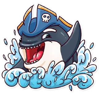 Sticker 👋 Orca88 the Pirate!