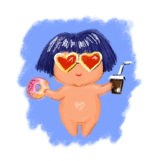 Video sticker 🍩 selflove