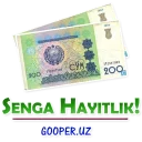 Sticker 💵 Hayitliklar! Gooper.Uz sayti tomonidan