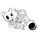 Sticker 😉 Bonycat