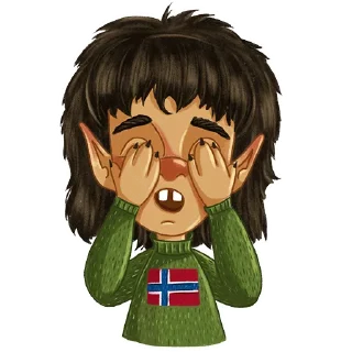 Video sticker 🙈 Norsk Troll