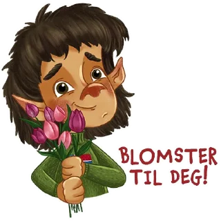 Sticker 💐 Norsk Troll