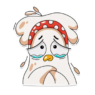 Sticker 😢 Chiken Valentina