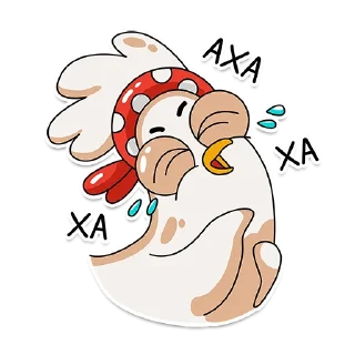 Sticker 🤣 Chiken Valentina