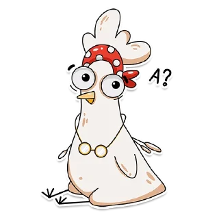 Sticker 👋 Chiken Valentina