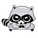 Sticker 😡 Raccoon_pack_Енотик
