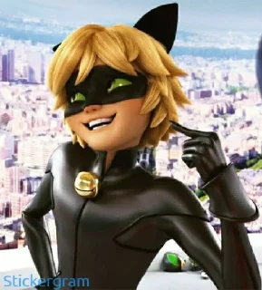 Sticker 😏 Cat Noir