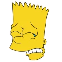 Sticker 😢 Bart