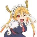 Sticker 😜 Kobayashi-san Chi no Maid Dragon @Nekosticker