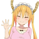 Sticker ✋ Kobayashi-san Chi no Maid Dragon @Nekosticker