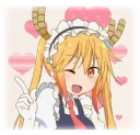 Sticker 💖 Kobayashi-san Chi no Maid Dragon @Nekosticker