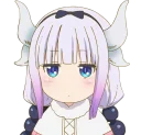 Sticker 😕 Kobayashi-san Chi no Maid Dragon @Nekosticker