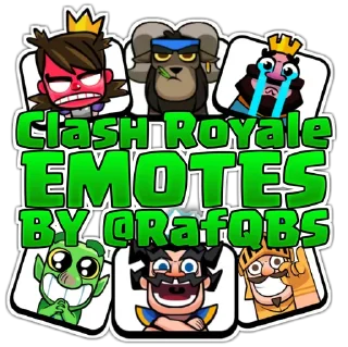 Sticker 😍 Clash Royale Emotes by RafQ