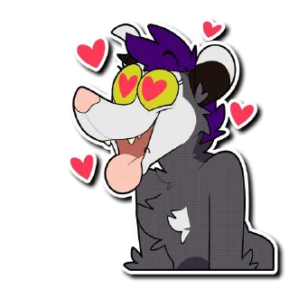 Video sticker 😍 Moss V. Opossum