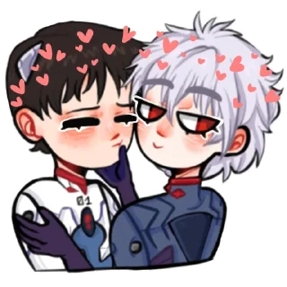 Sticker 💕 Evangelion [by roritozokaru]