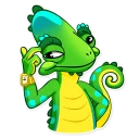 Sticker 😏 Chameleon