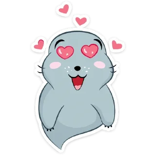 Sticker 😍 Соня / Sonya the seal