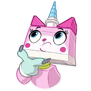 Sticker 🤔 Unikitty